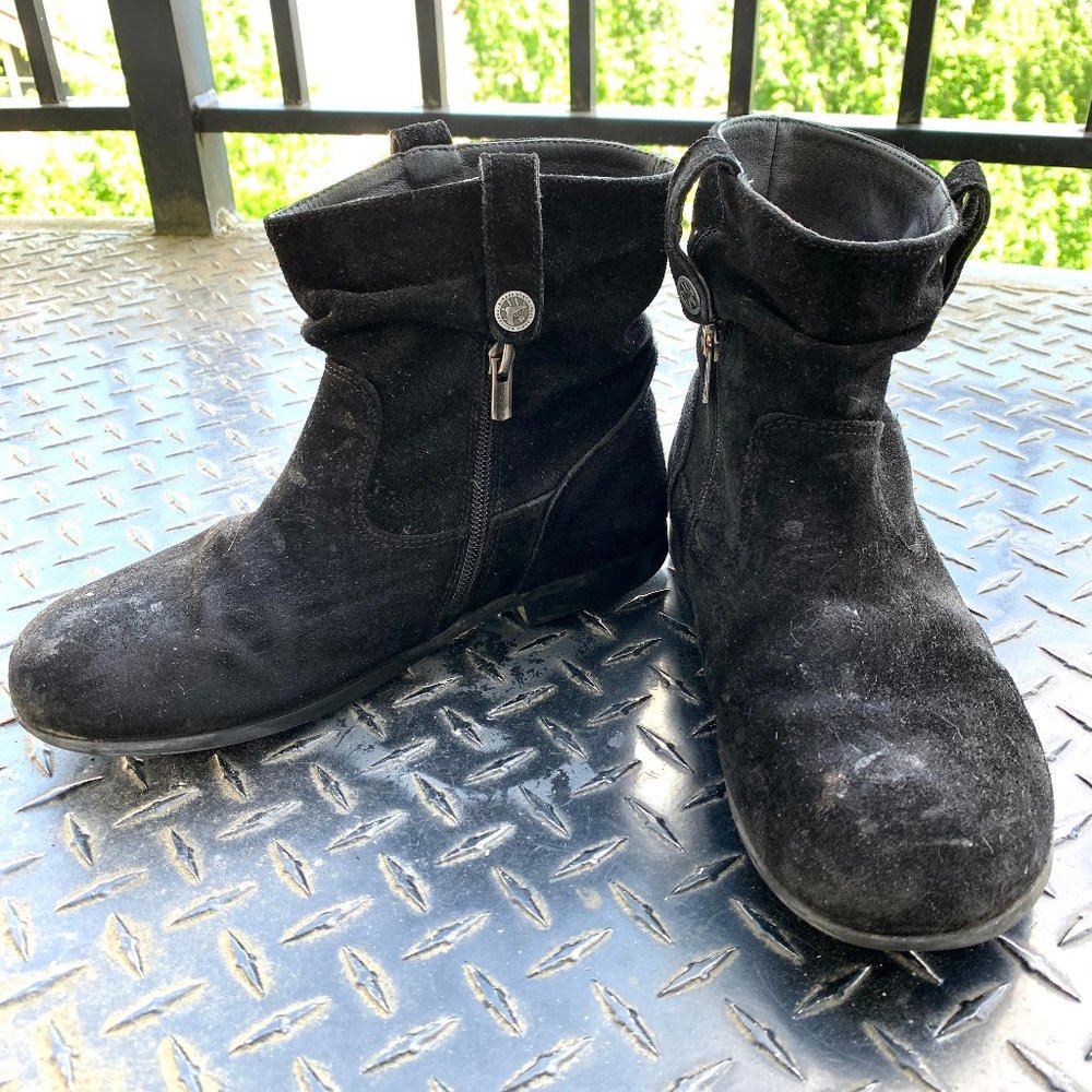 Black Suede Boot